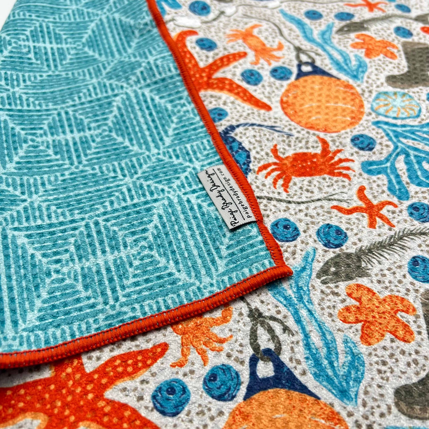 AK Beach Combing Tea Towel