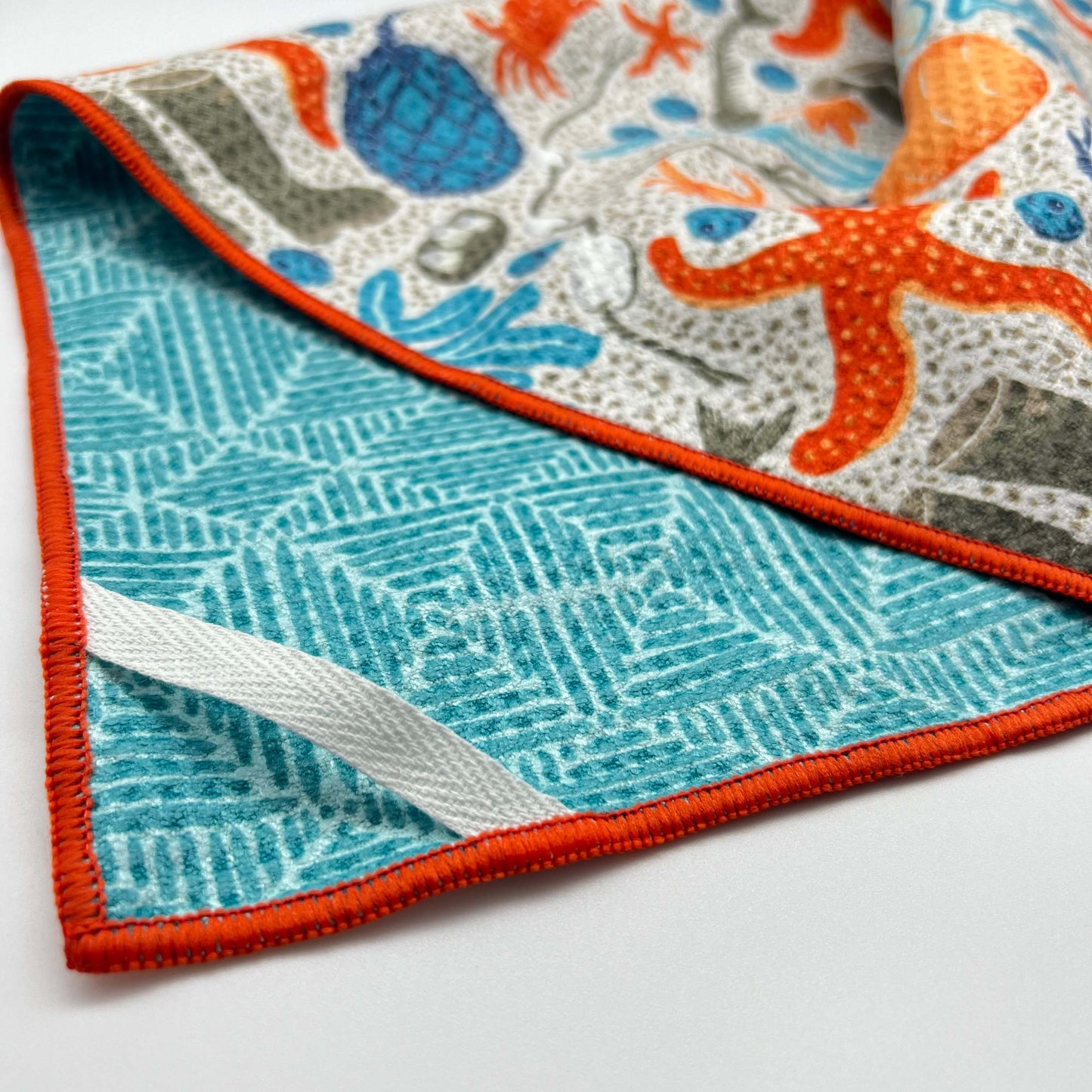 AK Beach Combing Tea Towel