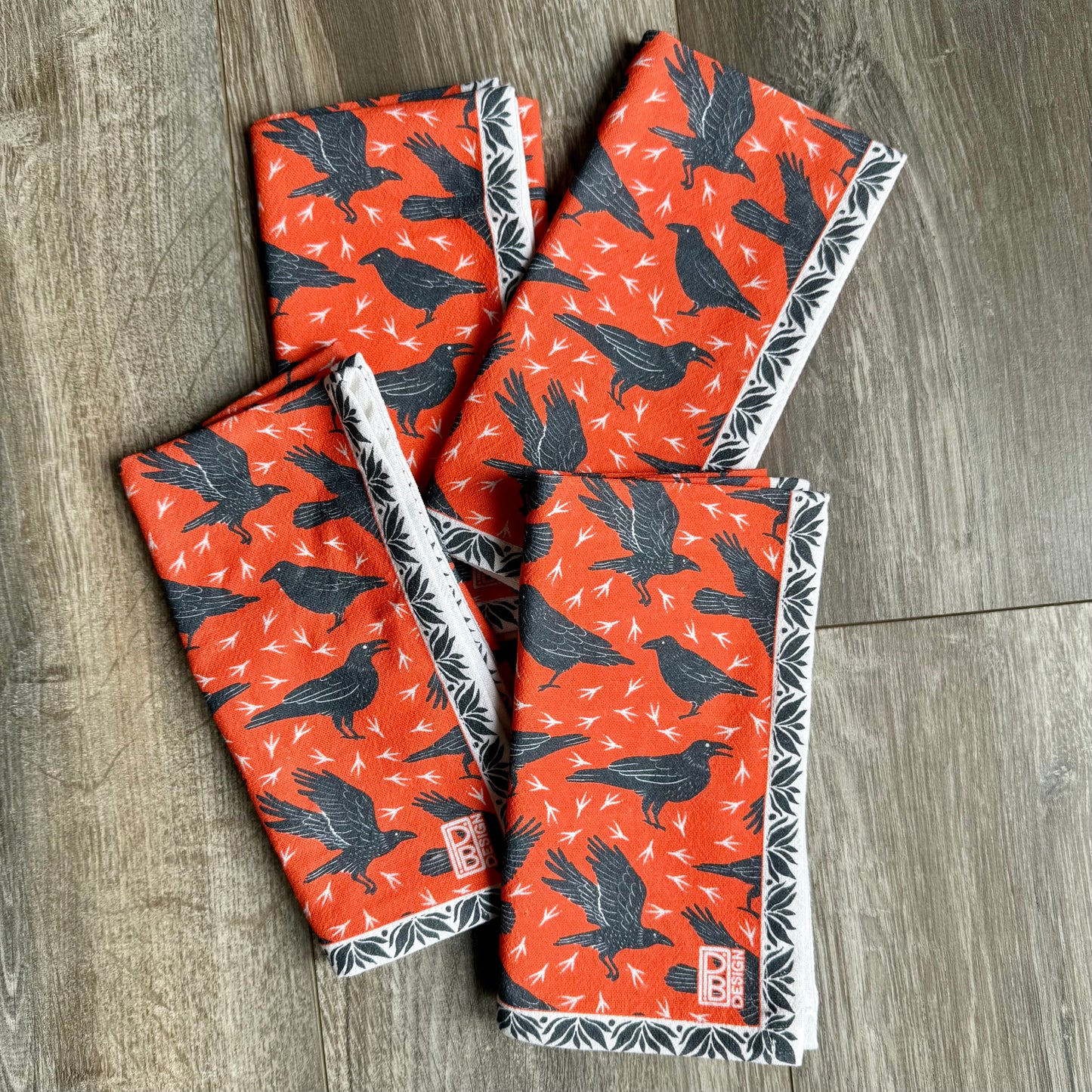 Raven Cloth Napkins