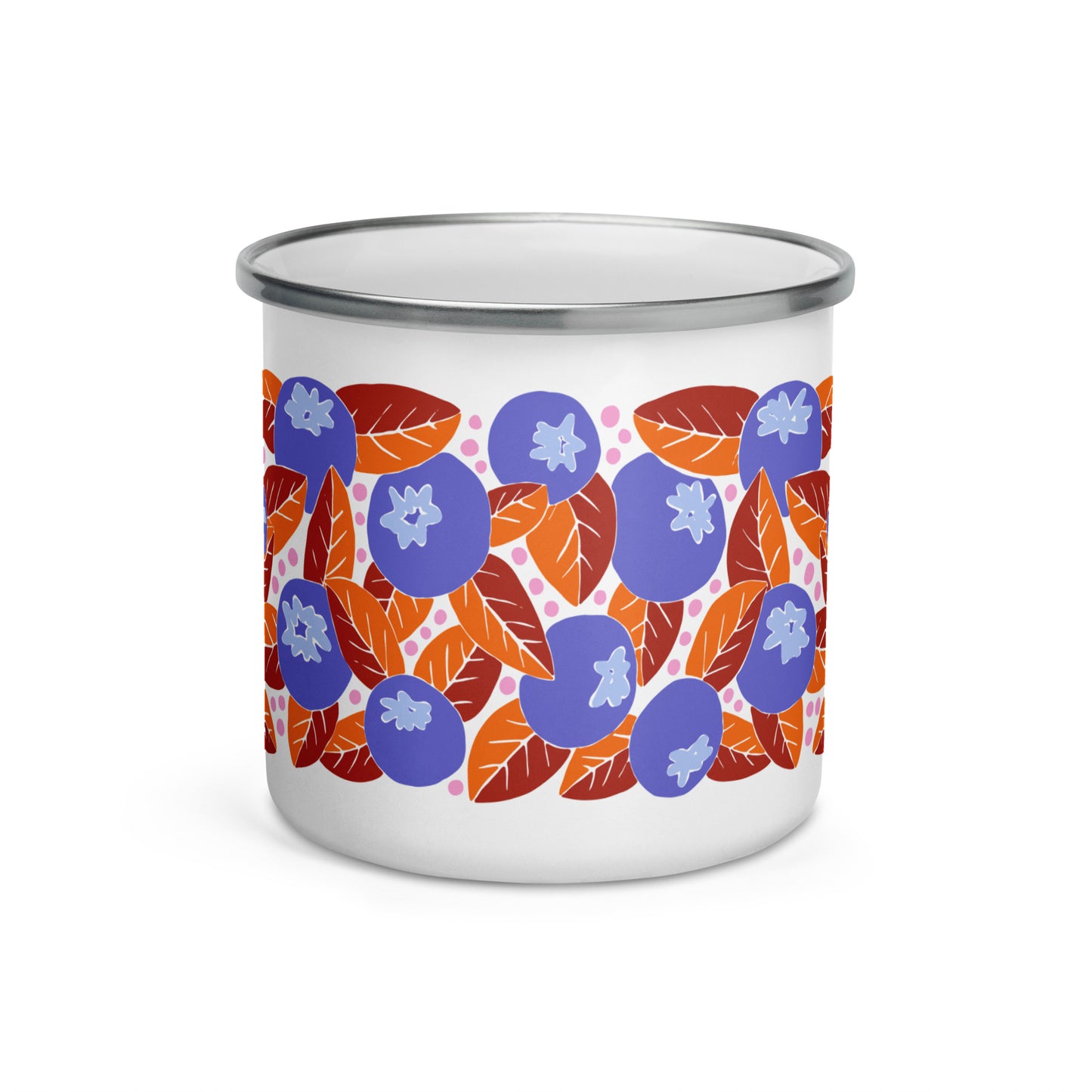 Blueberry Enamel Mug