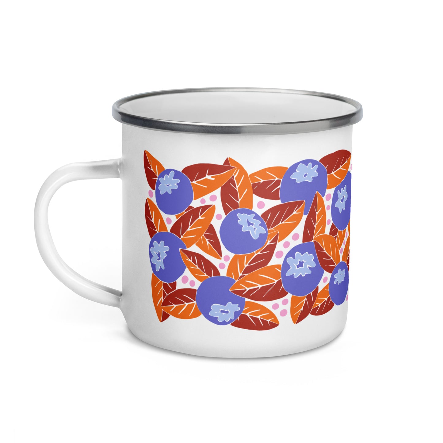 Blueberry Enamel Mug