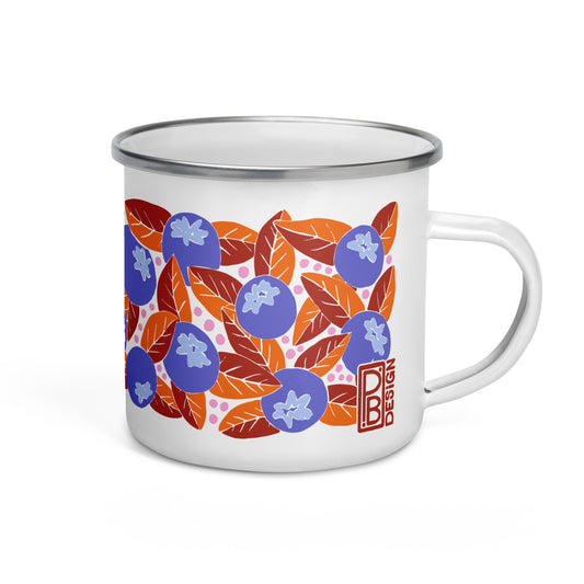 Blueberry Enamel Mug