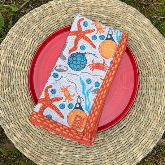 AK Beach Combing Cloth Napkins