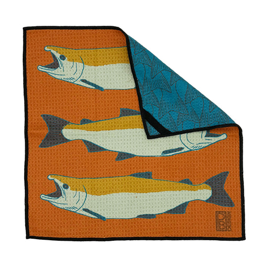 Salmon Microfiber Washcloth - Rust
