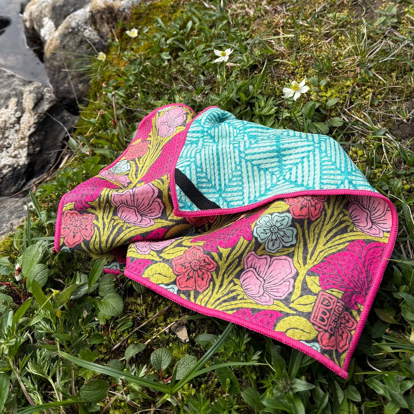 Vintage Blooms Microfiber Washcloth