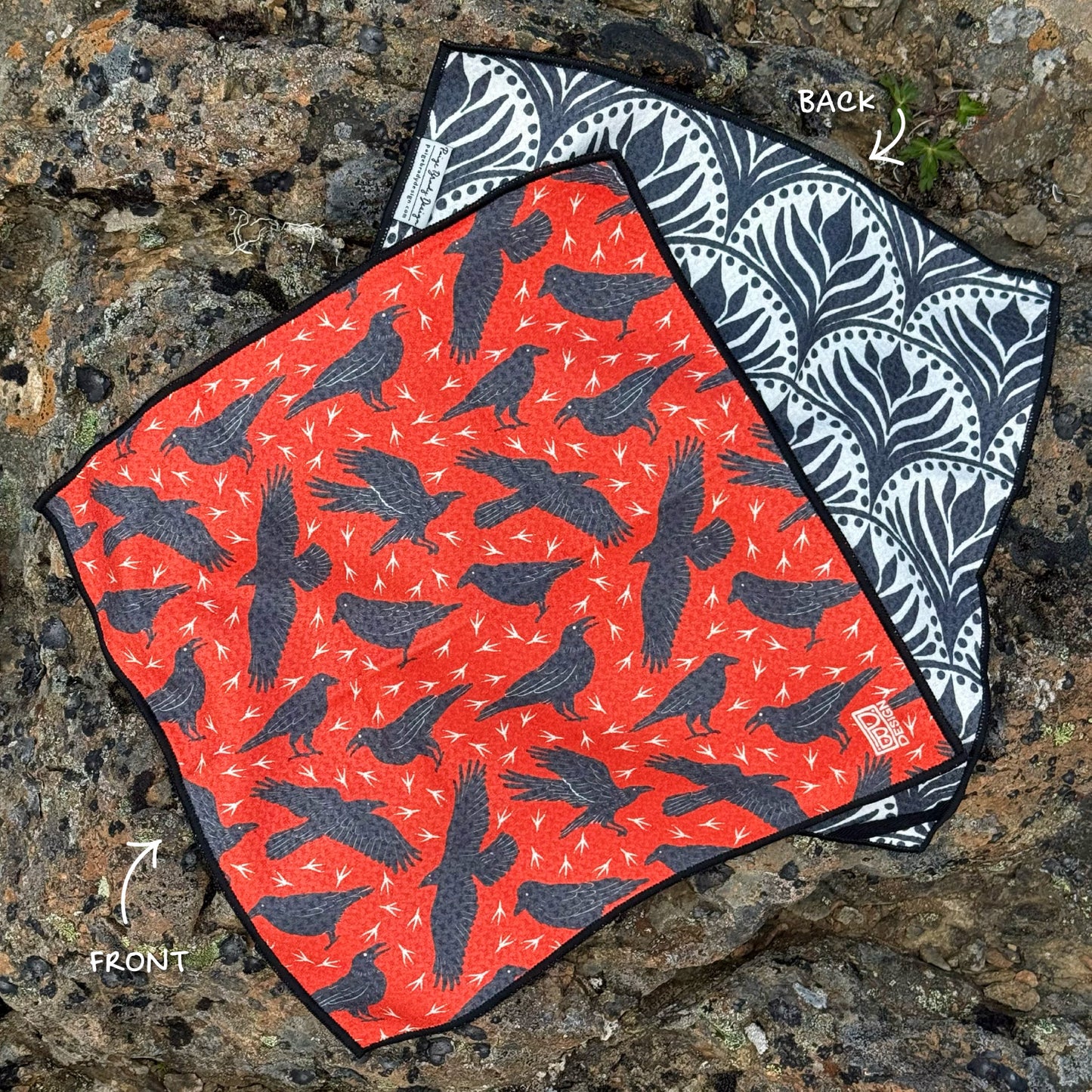 Raven Microfiber Washcloth