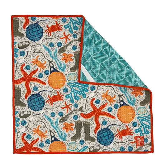 AK Beach Combing Microfiber Washcloth