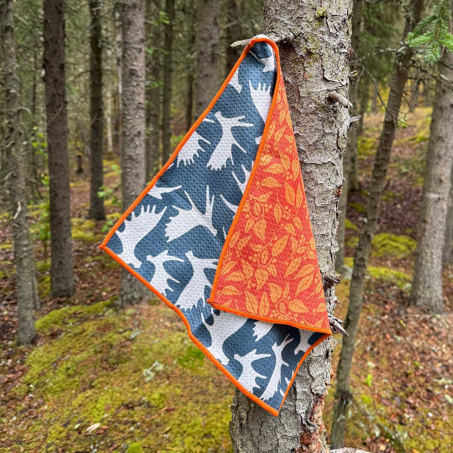 Moose Antler Microfiber Washcloth