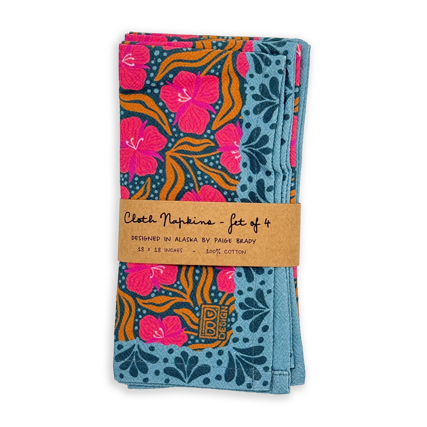 Dwarf Fireweed Cloth Napkins