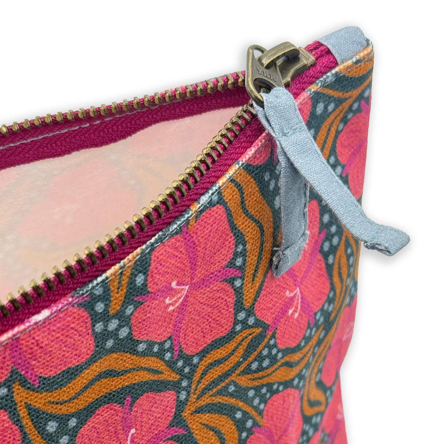 Dwarf Fireweed Gusseted Zipper Pouch