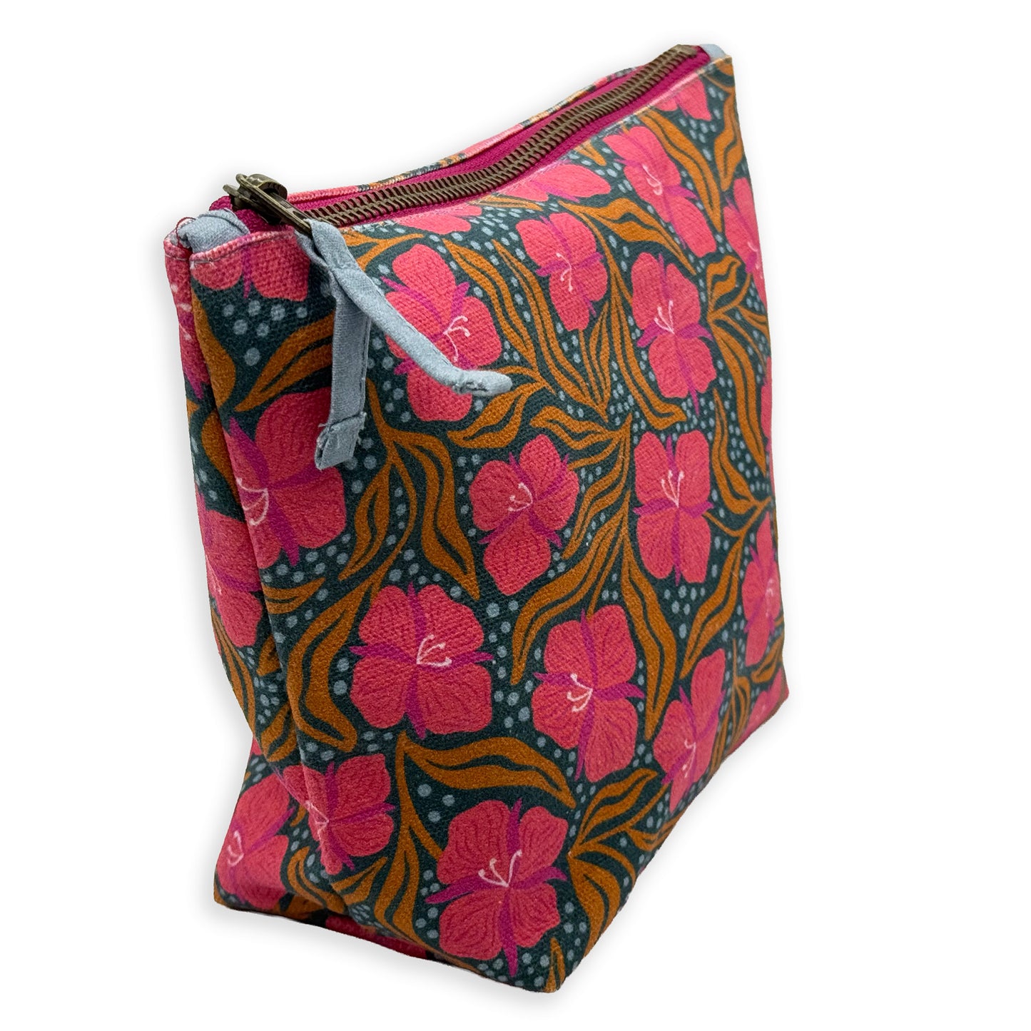 Dwarf Fireweed Gusseted Zipper Pouch