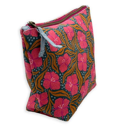 Dwarf Fireweed Gusseted Zipper Pouch