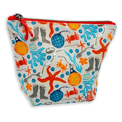 AK Beach Combing Gusseted Zipper Pouch