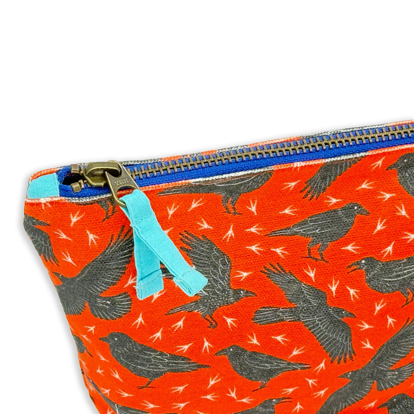 Ravens Gusseted Zipper Pouch