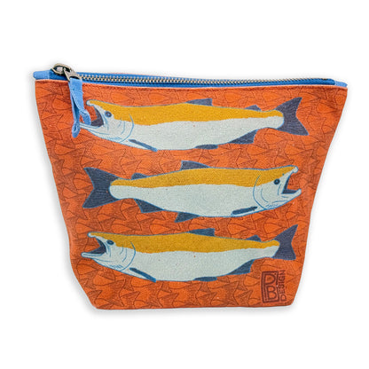 Salmon - Rust - Gusseted Zipper Pouch