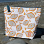 Halibut - retro - Gusseted Zipper Pouch