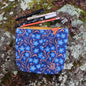 Forget Me Not - Gusseted Zipper Pouch