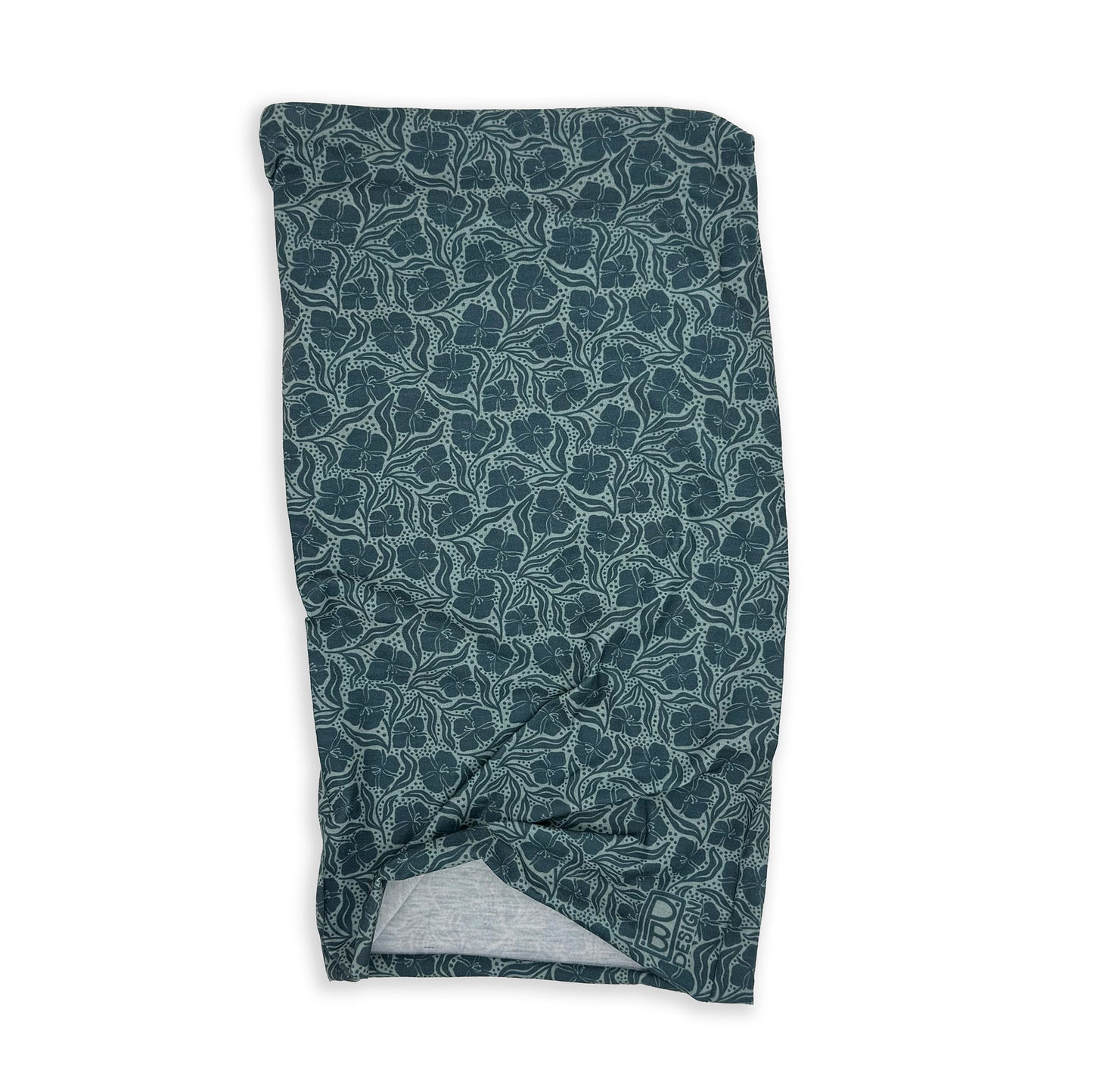 Dwarf Fireweed Neck Gaiter - Steel Blue
