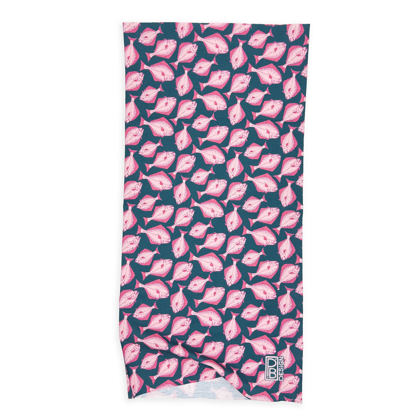 Halibut Neck Gaiter - Teal & Pink