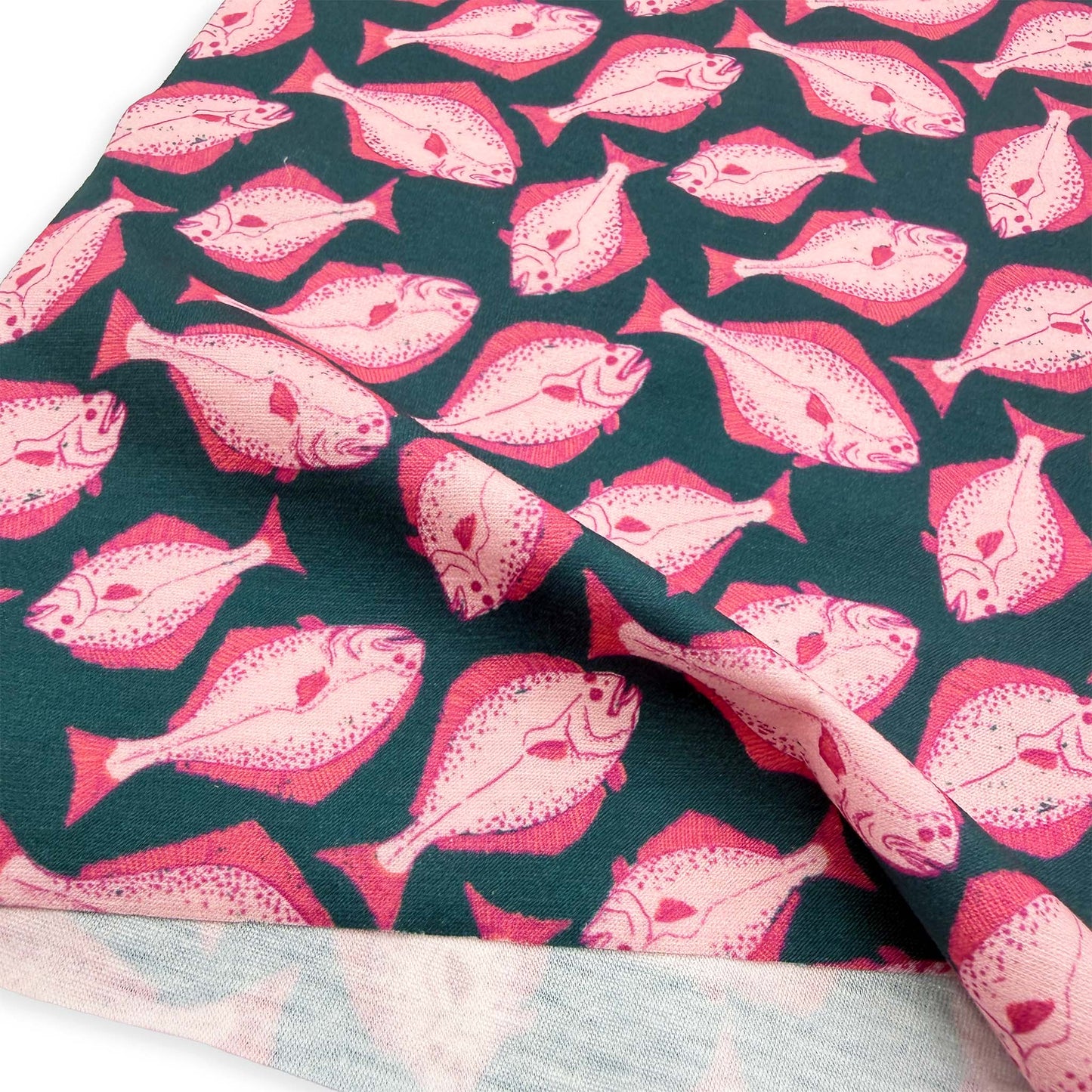 Halibut Neck Gaiter - Teal & Pink