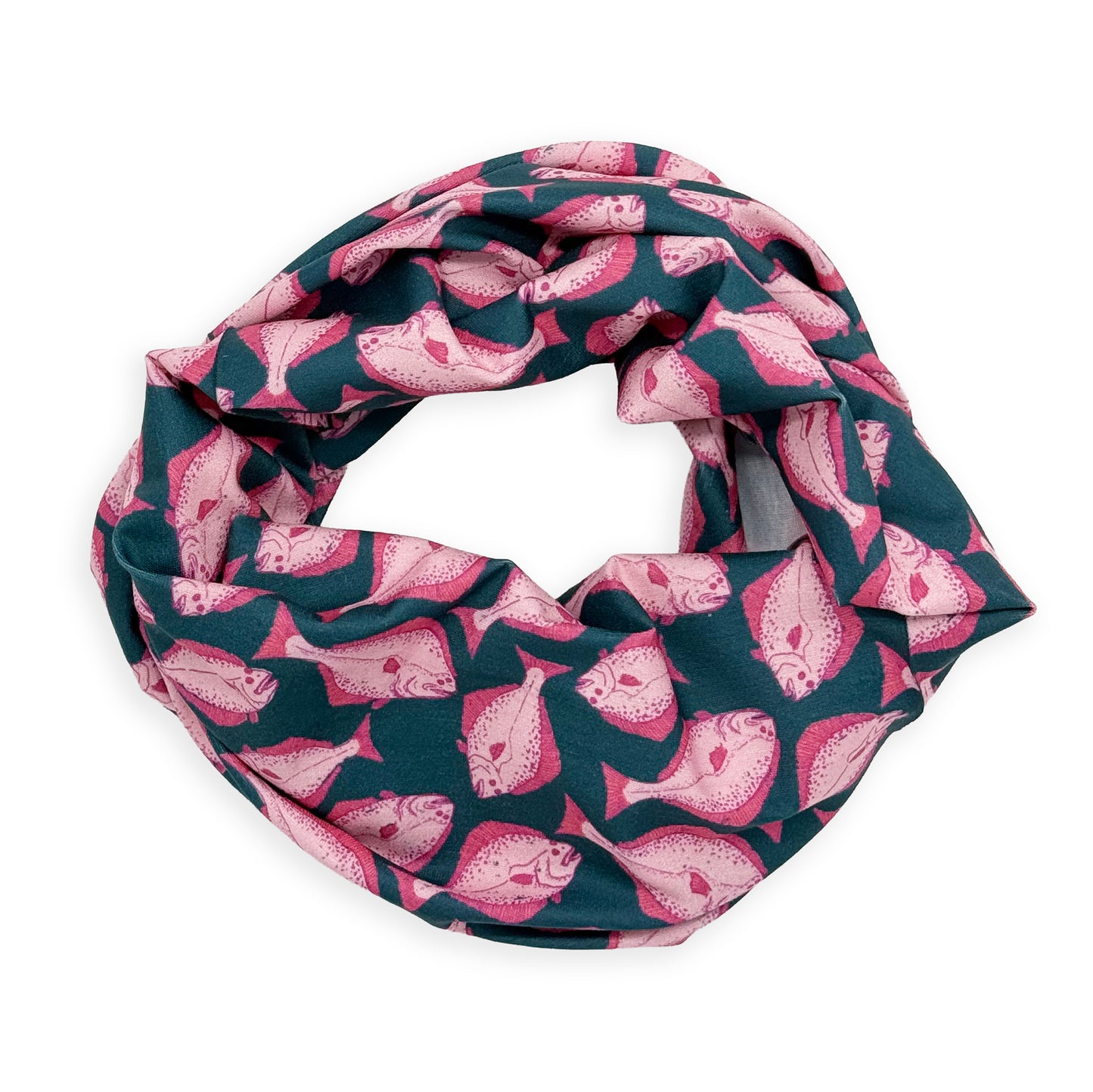 Halibut Neck Gaiter - Teal & Pink