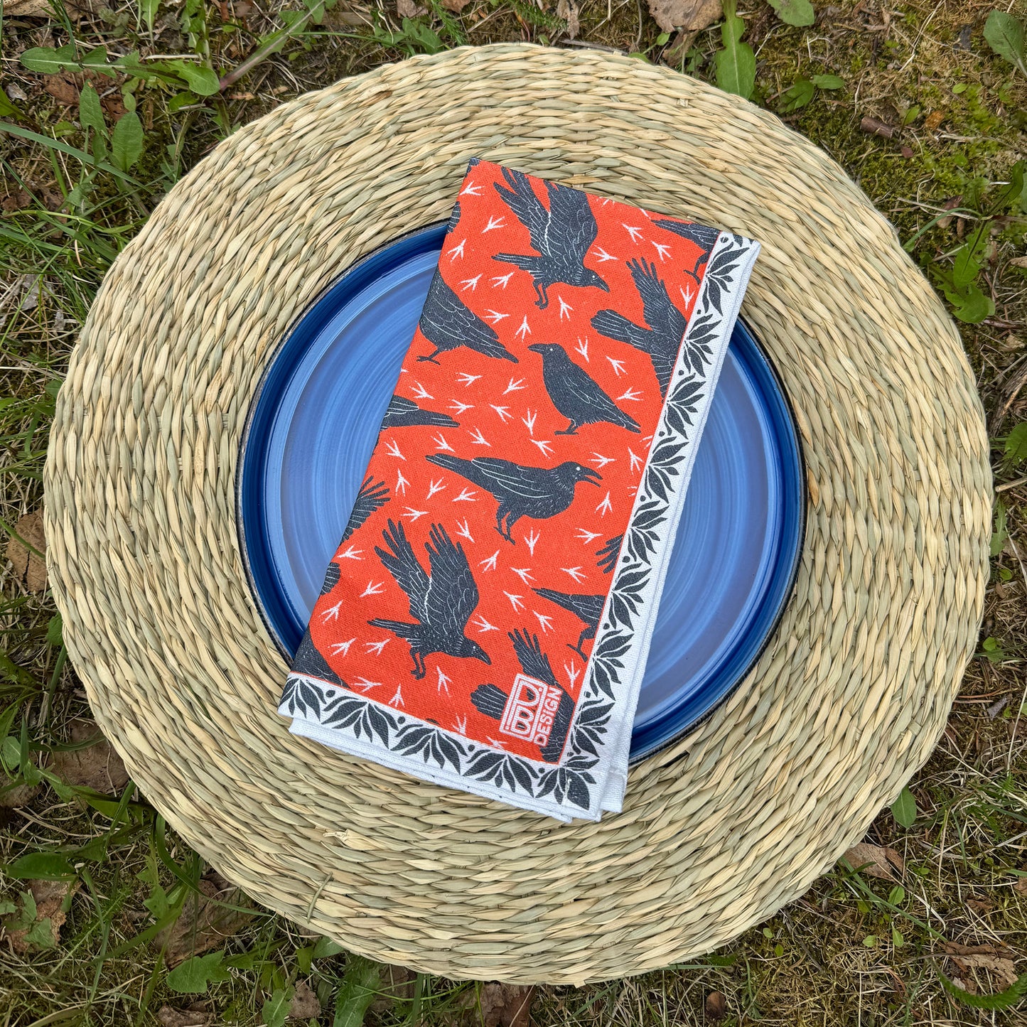 Raven Cloth Napkins