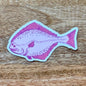 Halibut Sticker - Pink