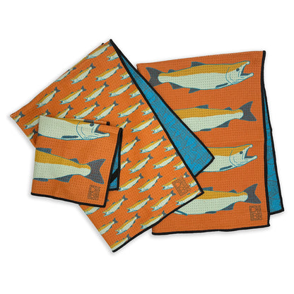 Salmon Towel Set - Rust