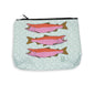 Tyvek pouch - Salmon - Blue & Pink