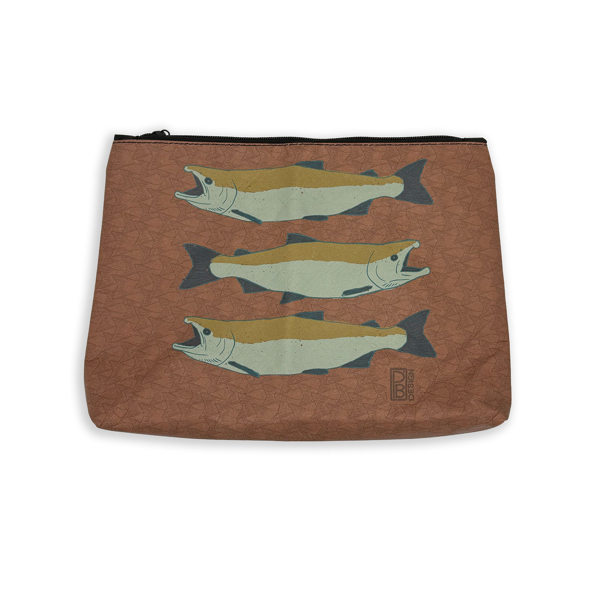 Tyvek pouch - Salmon - Rust – Paige Brady Design