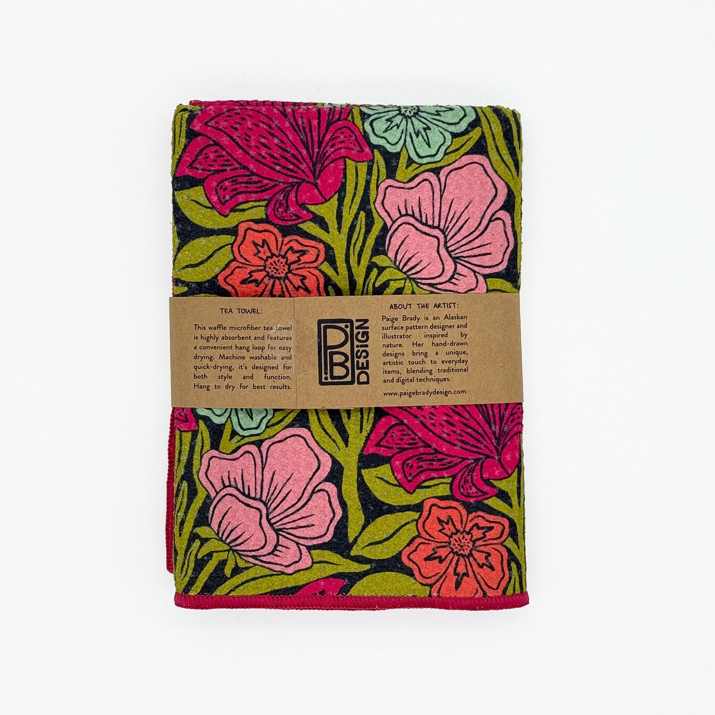 Vintage Blooms Tea Towel