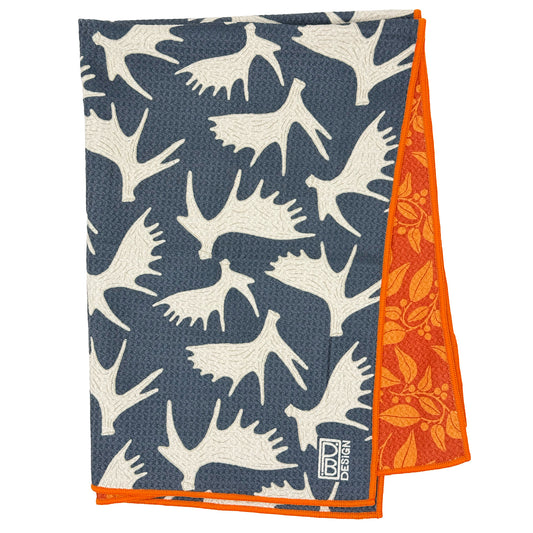 Moose Antlers Tea Towel