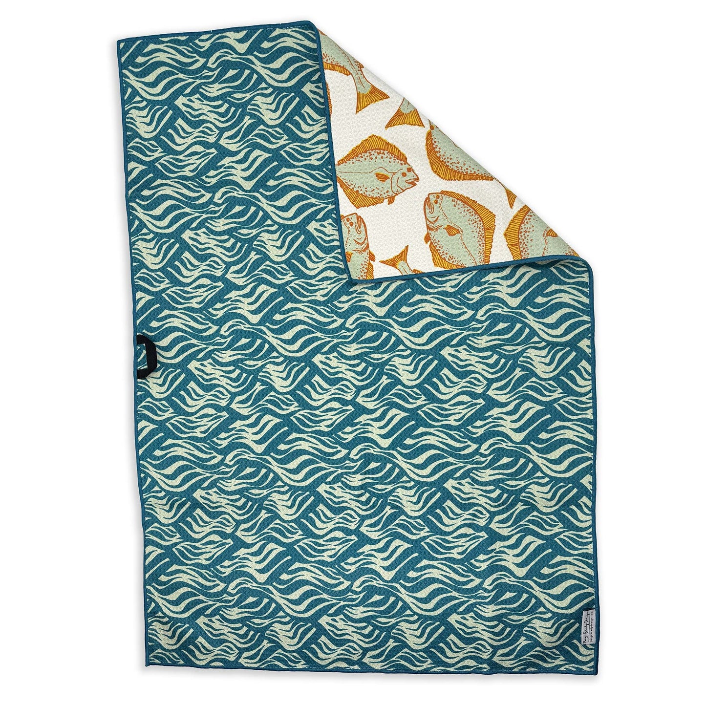 Halibut Tea Towel - Retro