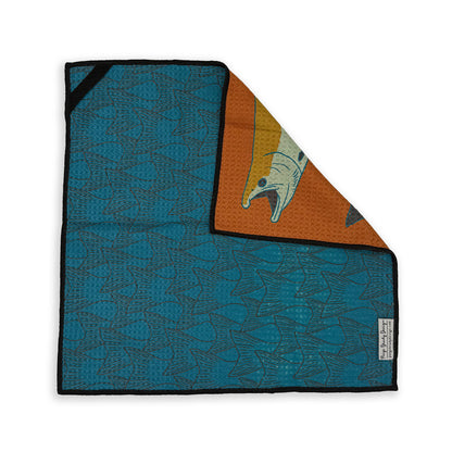 Salmon Microfiber Washcloth - Rust