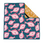 Halibut - Teal & Pink - Microfiber Washcloth