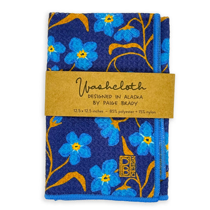 Forget Me Not - Microfiber Washcloth